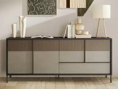 Bahut 4 portes 1 tiroir