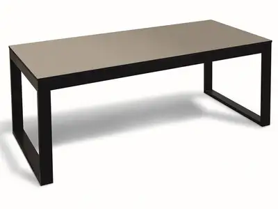 table basse blanc laqué: Table Basse Noir Laque