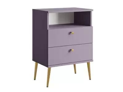 Chevet 2 tiroirs High