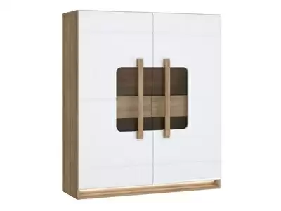 Vitrine 2 portes vitrées