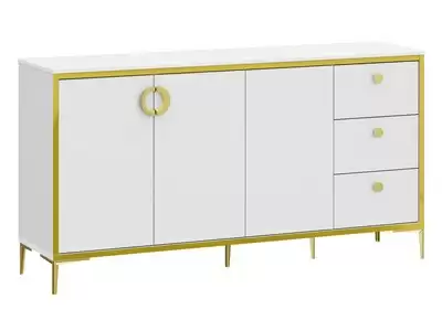 Bahut 3 portes 3 tiroirs