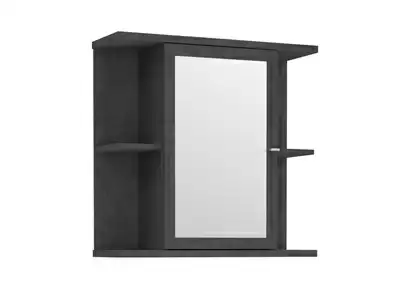 Meuble haut 1 porte avec miroir