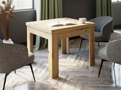 Table de repas carre  extensible