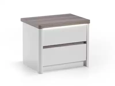 Chevet 2 tiroirs Pesaro