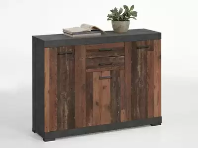 Bahut 3  portes 2 tiroirs Bristol