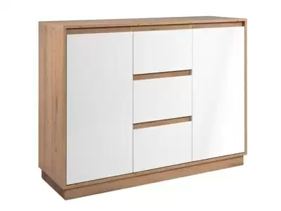 Bahut 2 portes 3 tiroirs