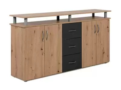 Bahut 4 portes 3 tiroirs Nevada