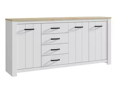 Bahut 3 portes 4 tiroirs Elara