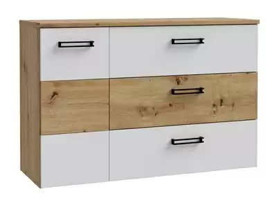 Commode 1 porte  3 tiroirs Anouck