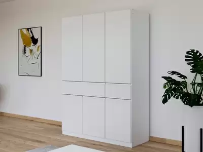 Armoire 6 portes 2 tiroirs