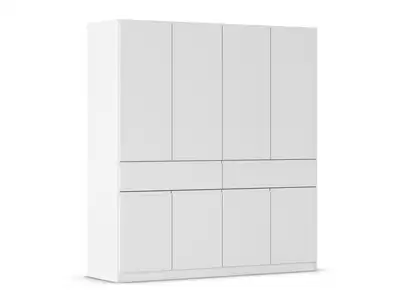 Armoire 8 portes 2 tiroirs