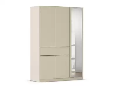 Armoire 5 portes dont 1 miroir 1 tiroir
