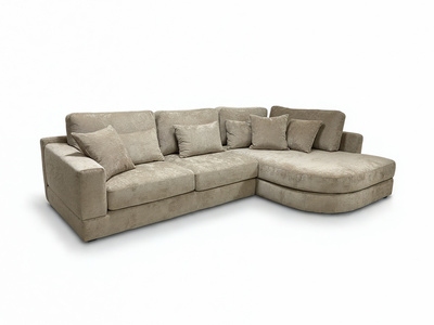 Canap� d'angle meridienne a droite arrondi