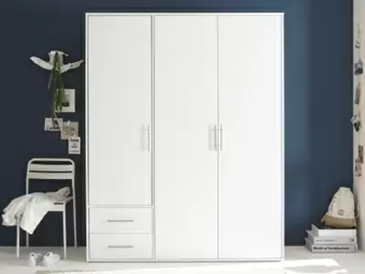 Armoire 3 portes 2 tiroirs