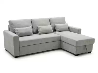 Canapé d'angle convertible et réversible