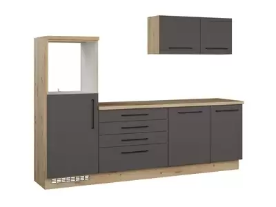 Bloc de cuisine avec colonne