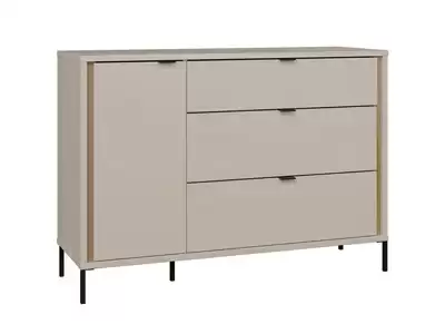 Bahut 1 porte 3 tiroirs