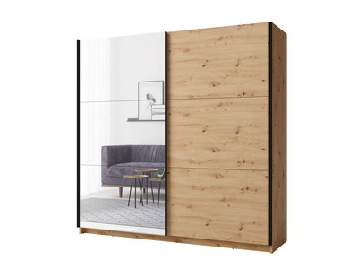 Armoire 2 portes coulissantes dont 1 miroir