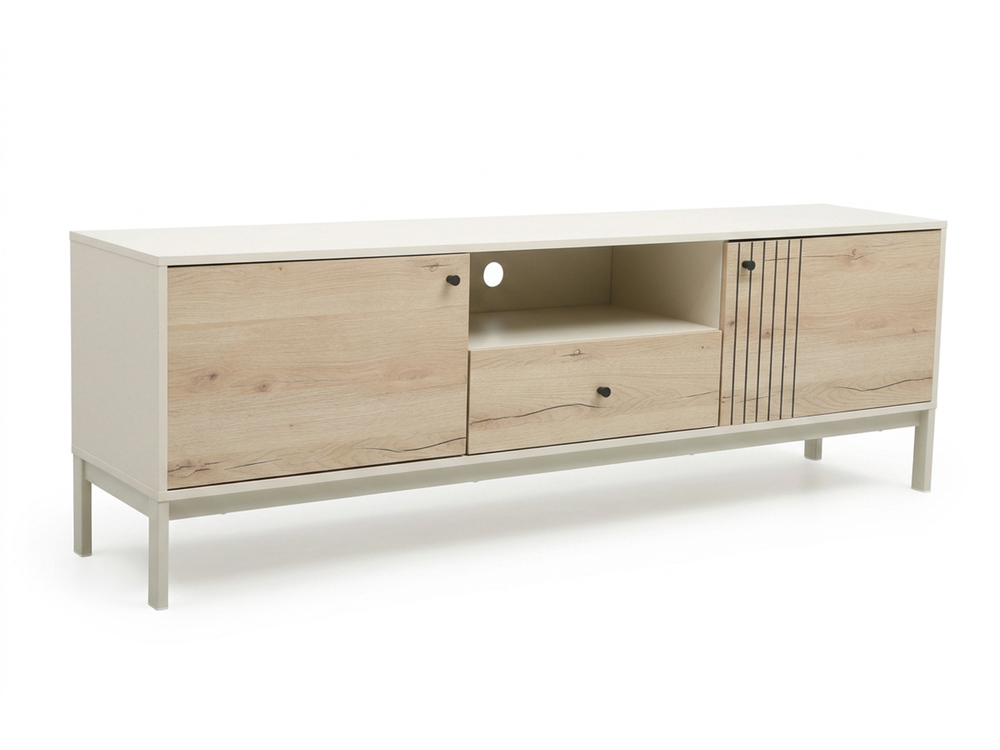 Meuble tv 2 portes 1 tiroir F�lix