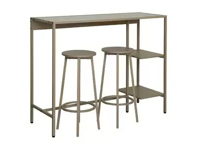 Ensemble bar + 2 tabourets