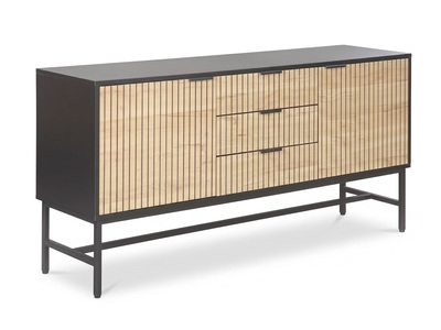 Bahut 2 portes 3 tiroirs