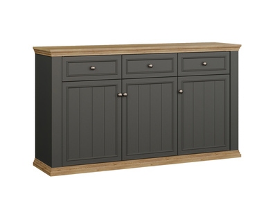 Bahut 3 portes 3 tiroirs