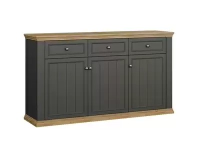 Bahut 3 portes 3 tiroirs