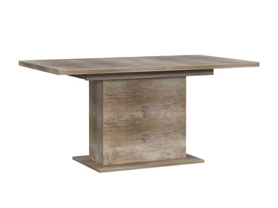 Table de repas extensible avec pied central