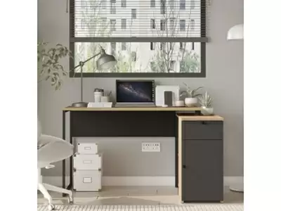 Bureau 1 tiroir et 1 porte