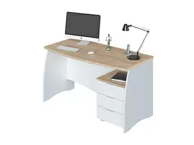 Bureau avec caisson