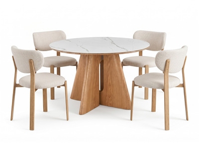 Ensemble table de repas + 4 chaises