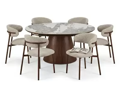 Ensemble table + 6 chaises