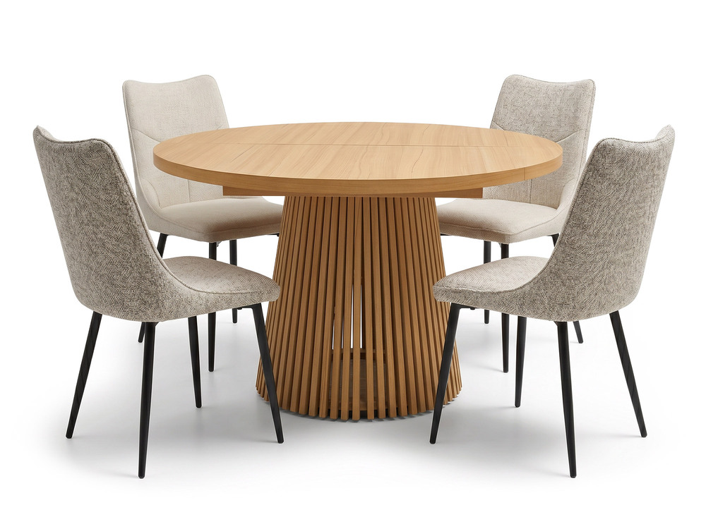 Ensemble table + 4 chaises Olga
