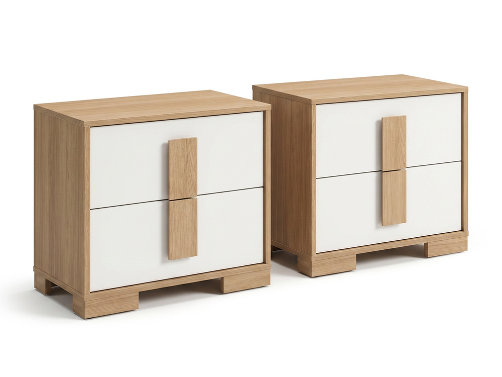 Lot de 2 chevets Xora