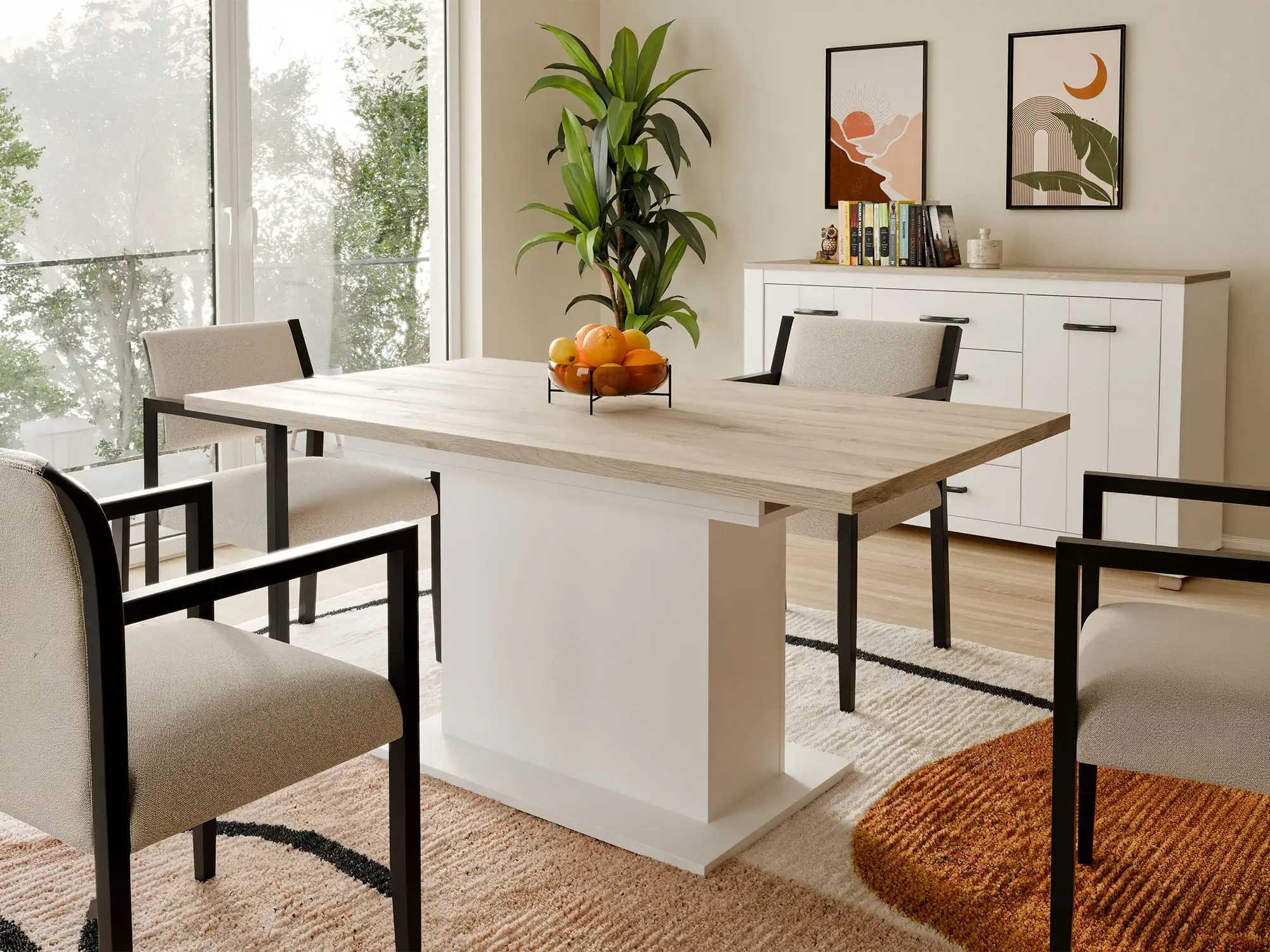 Table de repas extensible Elara