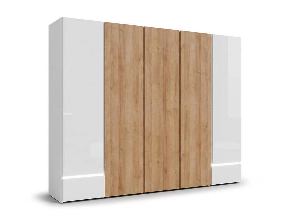 Armoire 5 portes et 2 tiroirs Lenybelardo