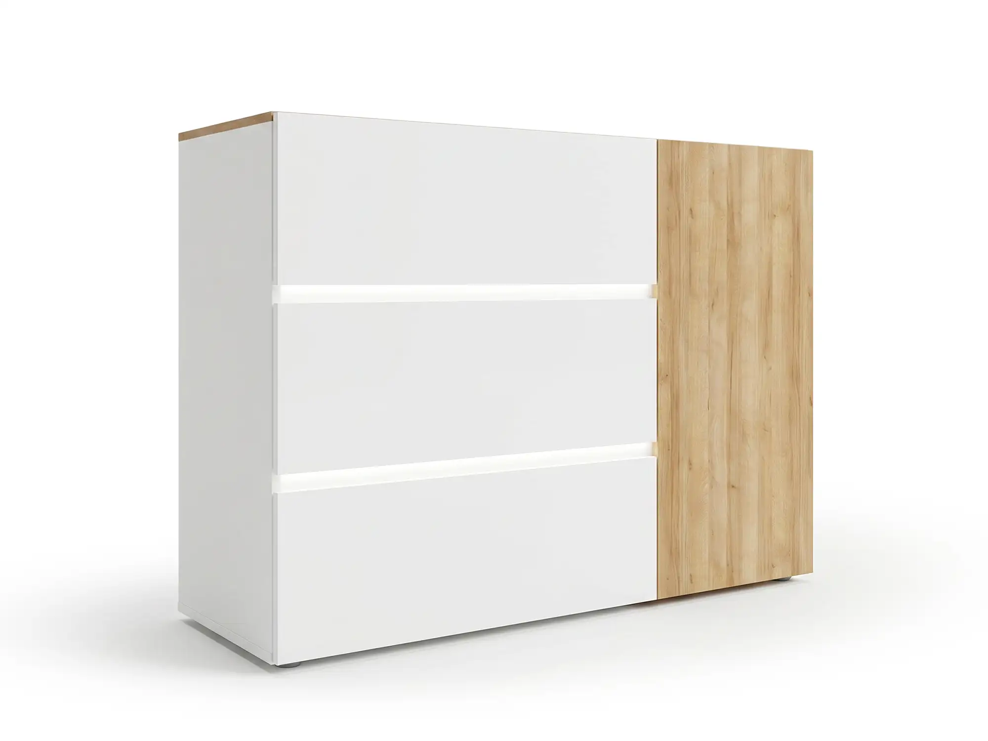 Commode 1 porte 3 tiroirs Lenybelardo