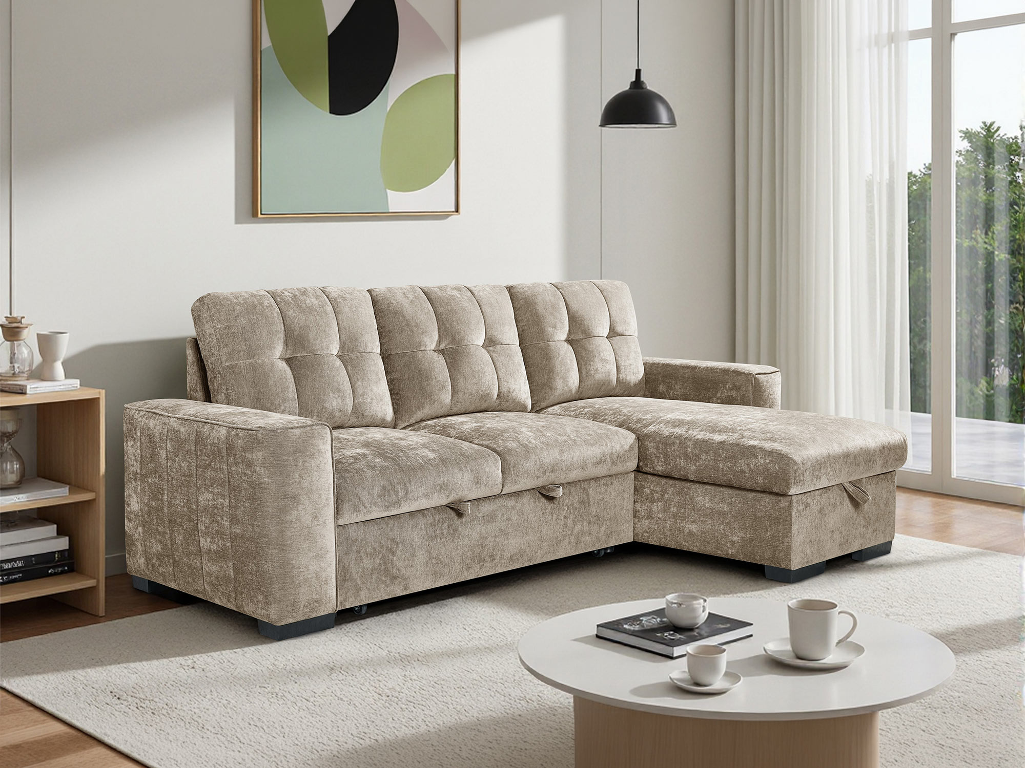 Canap� d'angle convertible et r�versible Barrymore