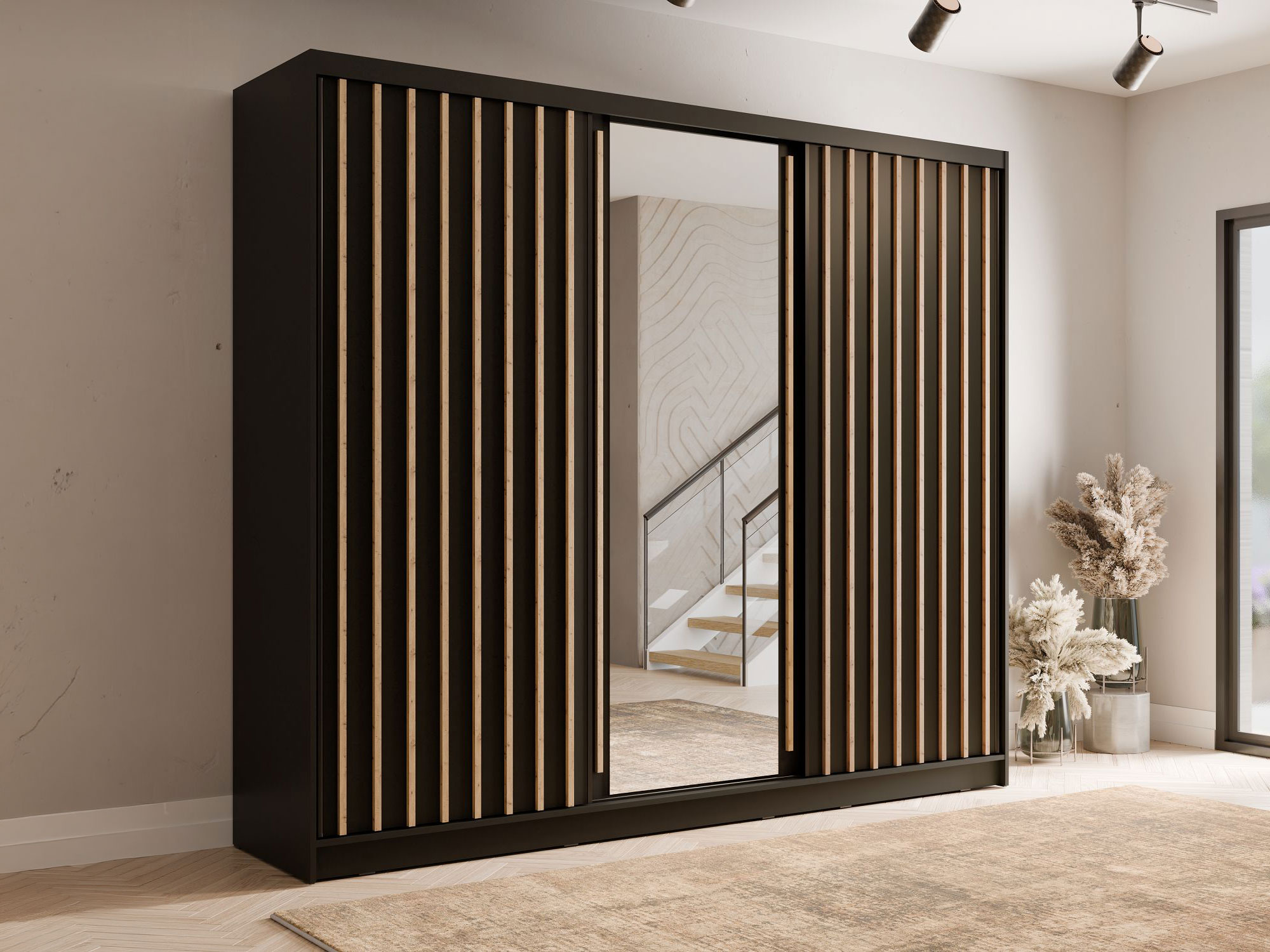 Armoire avec  portes coulissantes Aluna