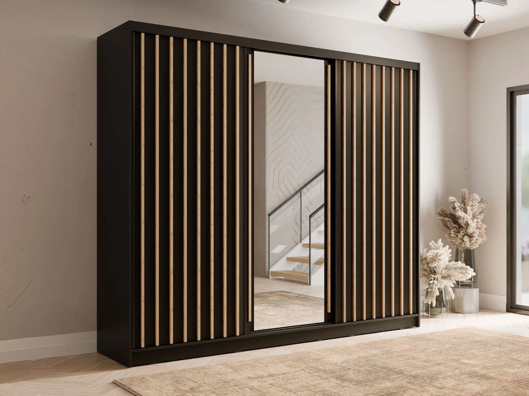 Armoire avec  portes coulissantes Aluna