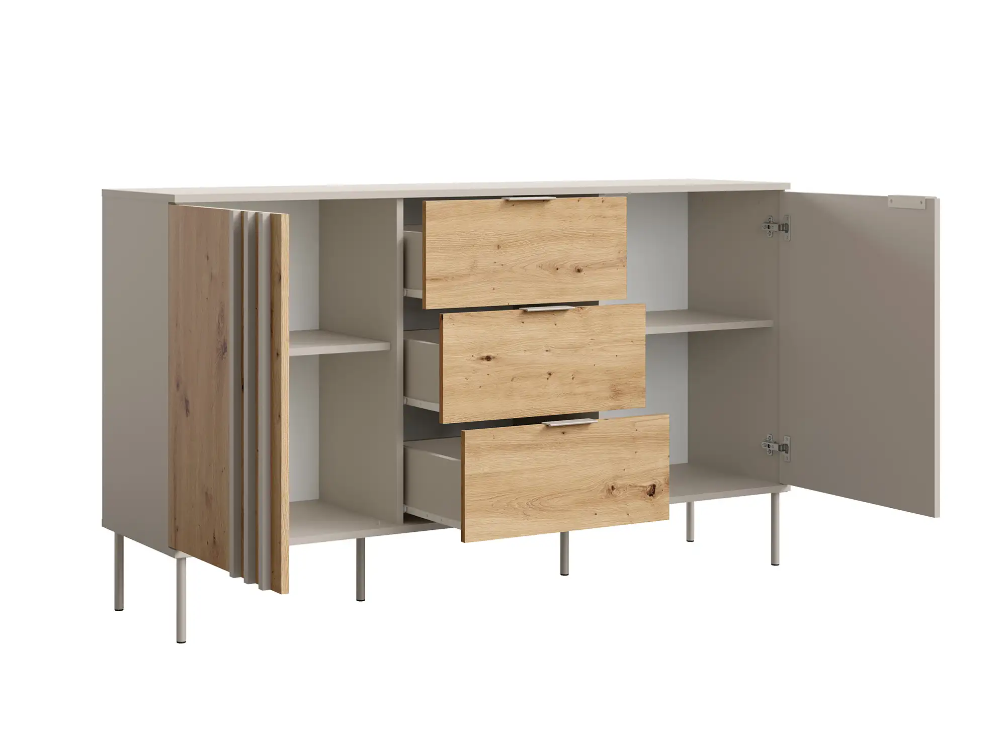 Bahut 2 portes 3 tiroirs Rimini salle � manger