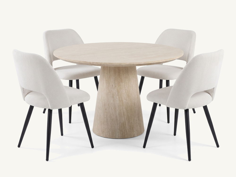 Ensemble table + 4 chaises Sintra