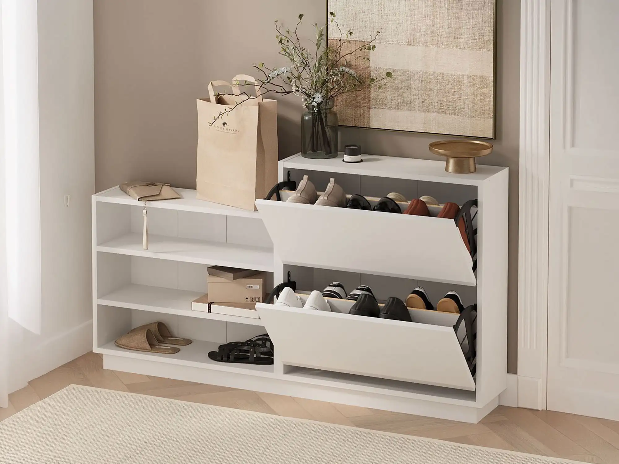 Meuble � chaussures avec �tag�re Eloise