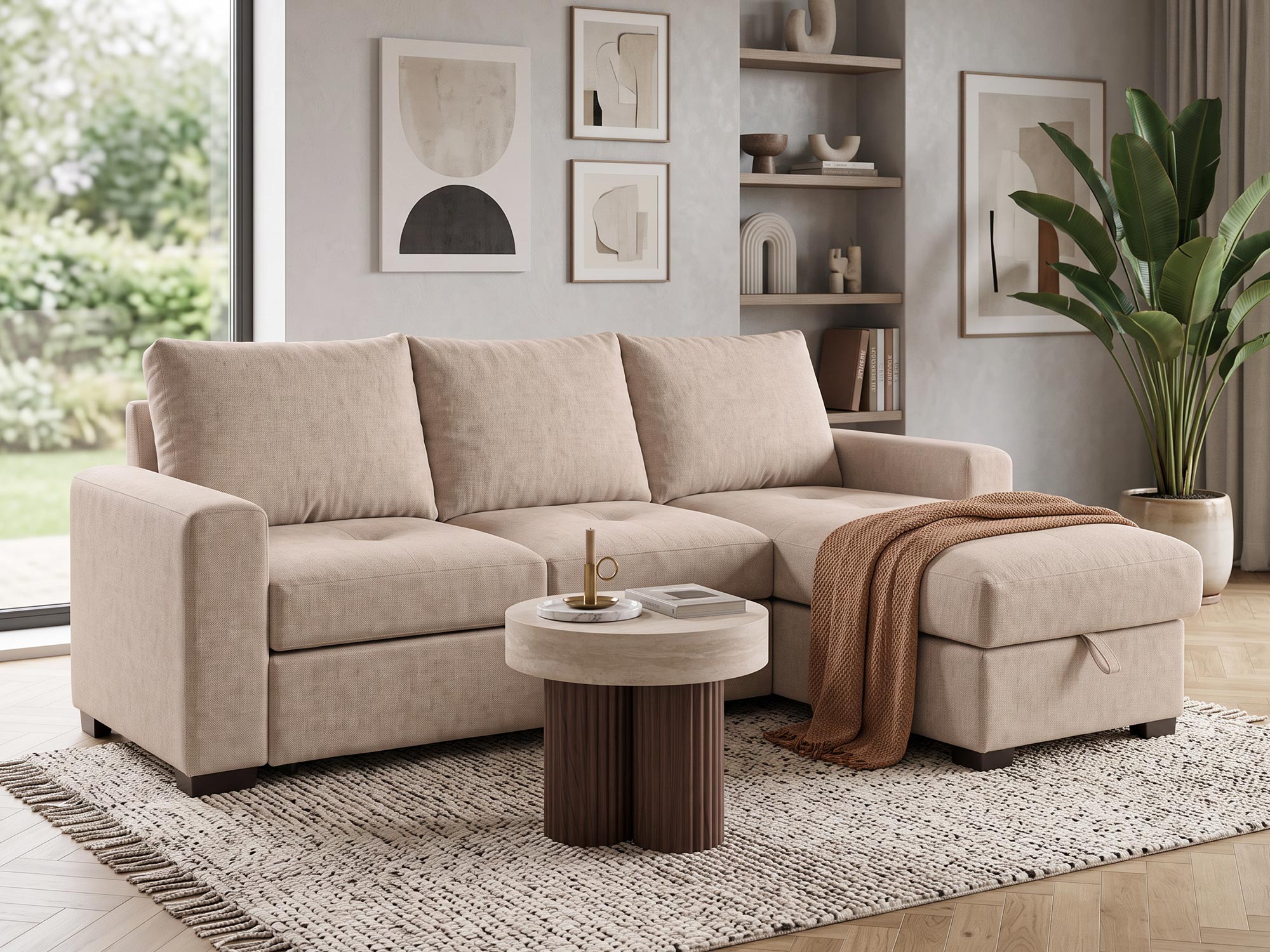 Canap� d'angle convertible et r�versible Malena