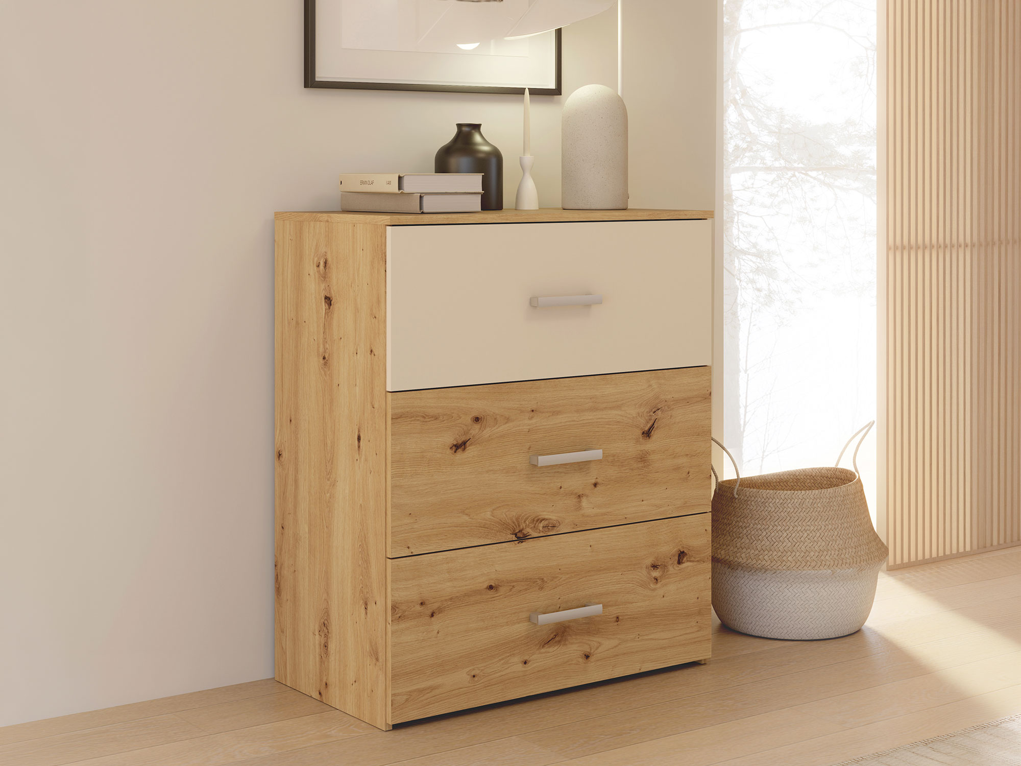 Commode 3 tiroirs Tania