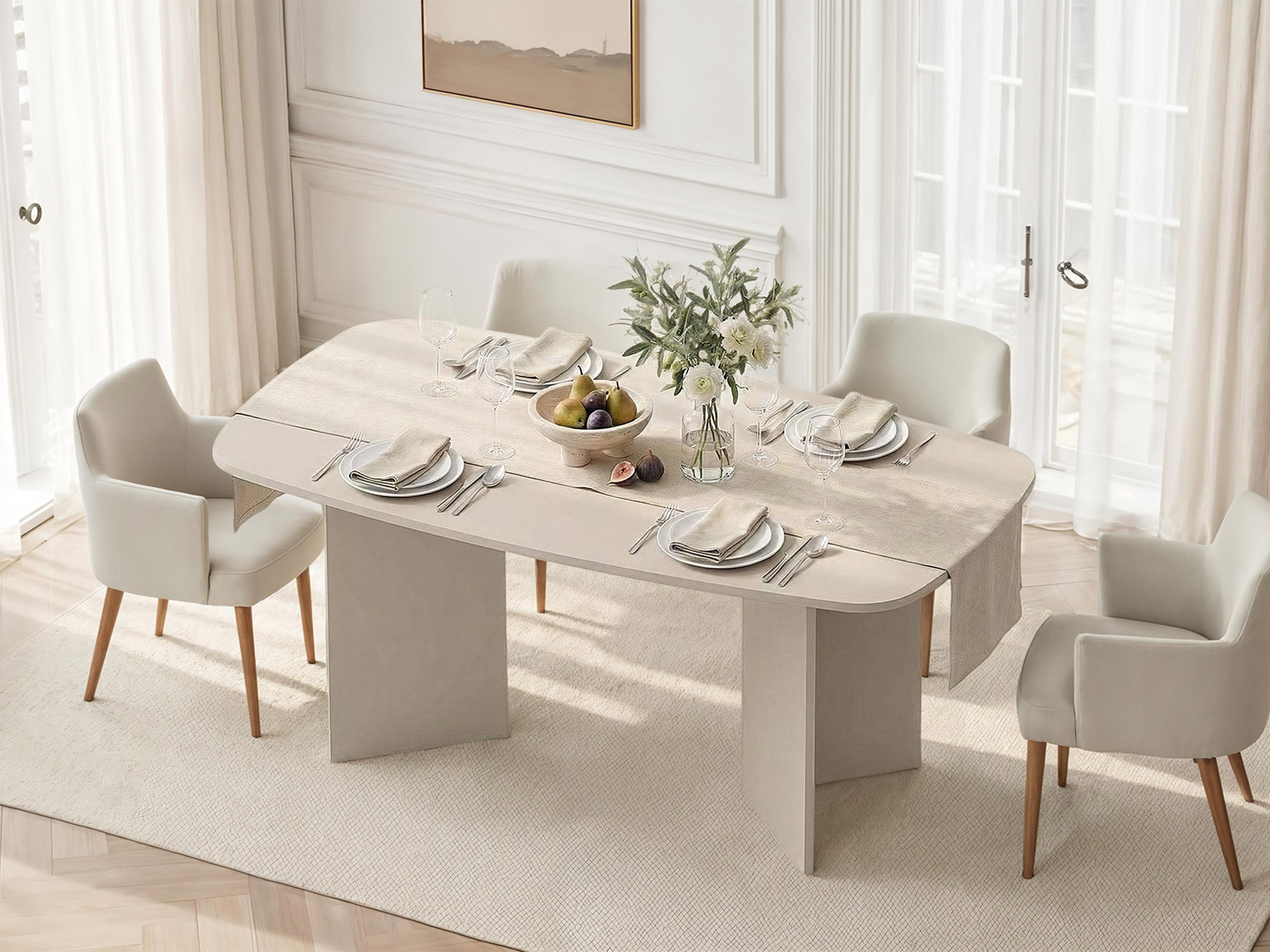 Table de repas ovale Onda