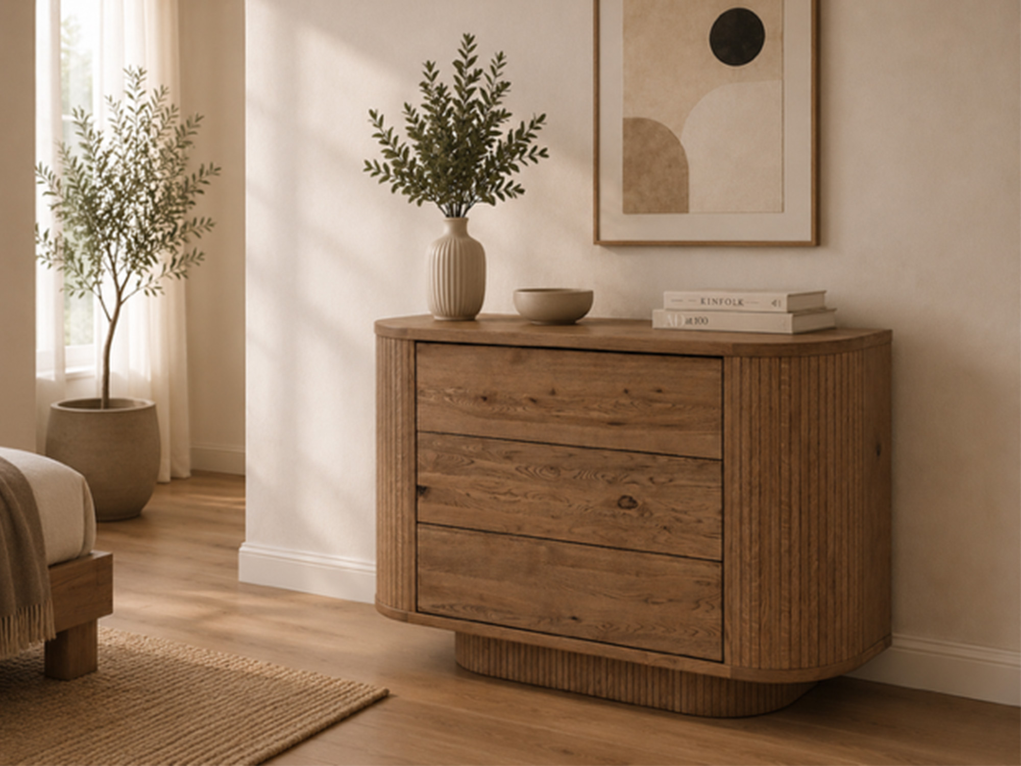 Commode 3 tiroirs Alp chambre � coucher