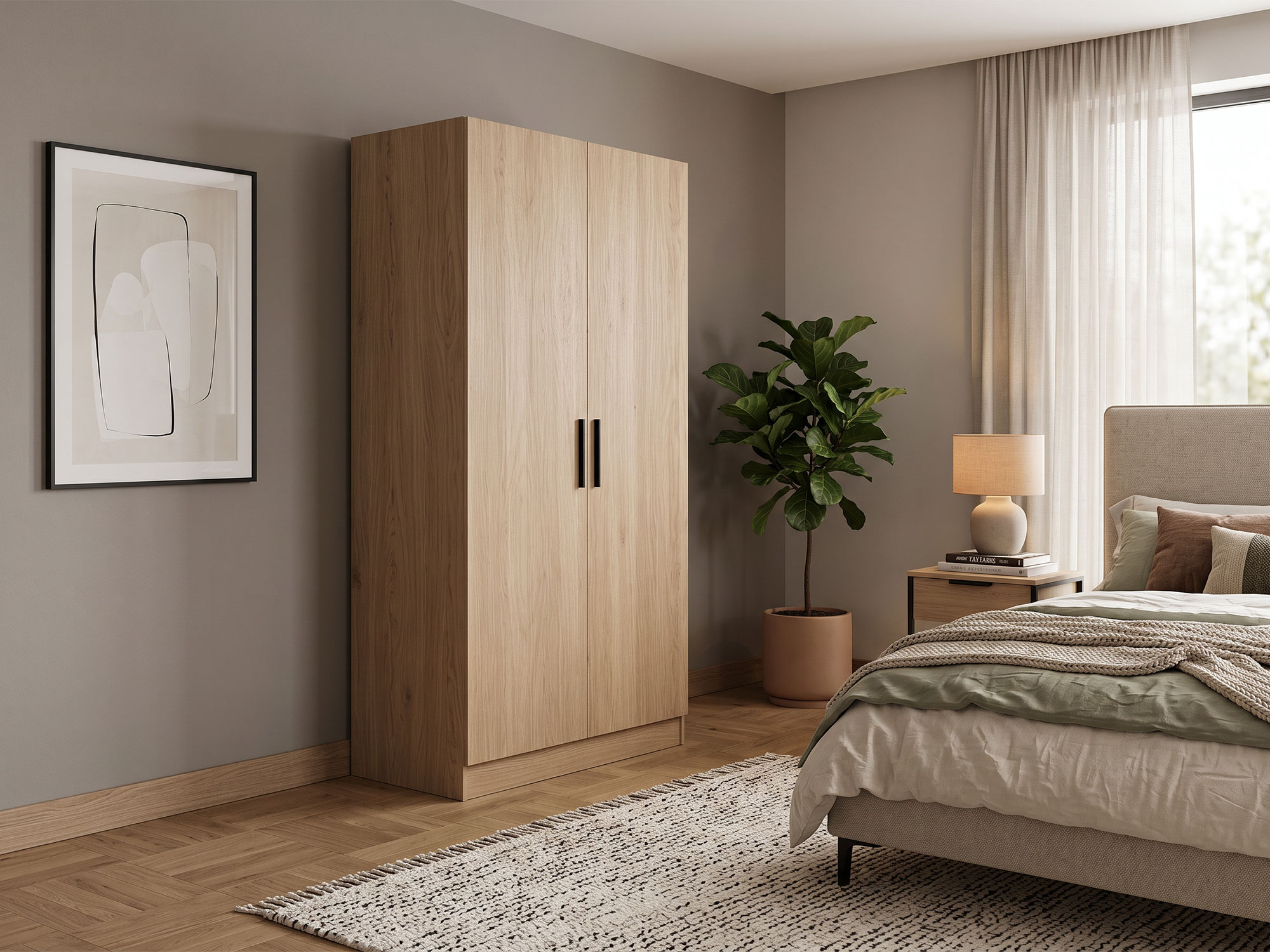 Armoire 2 portes Ava